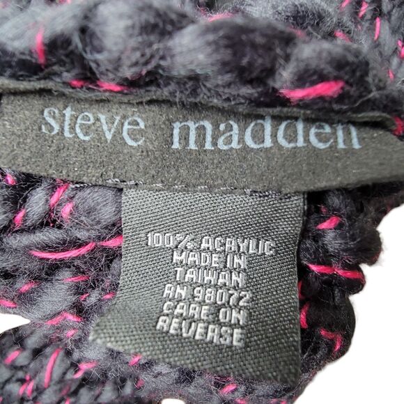 Steve Madden Open Knit Scarf and Beanie Women's Gorpcore Whimsigoth Winter Boho - Picture 3 of 3
